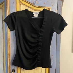 Vintage Christian Dior Asymmetrical Top with Logo Lining